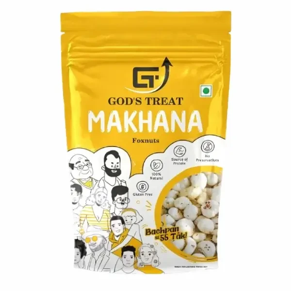 GT – God’s Treat Premium RAW Makhana (Pack of 1)